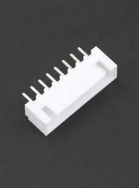 X8821WV-08L-N0SN 1x8P 间距:2.5mm 直插 插件,P=2.5mm 线对板针