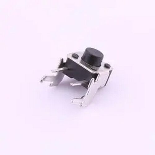 TS-1093A-A4B2-D2 轻触开关6*6*5.5插件H带支架按键四脚侧按180gf