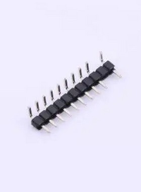 CS-1110-11N2(L11.6) 1x11P(缺1P) 间距:2.54mm 方针 弯插 弯插,P