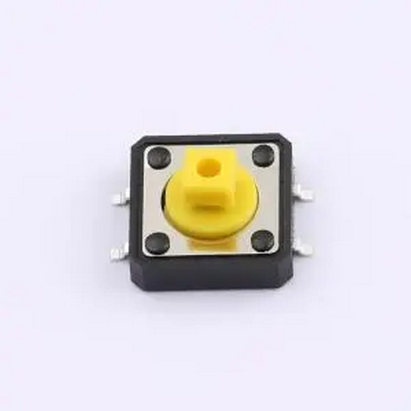 TS-1094TS-B3D2-T-Y 12x12x7.3mm方头 立贴 轻触开关250gf SMD-4P
