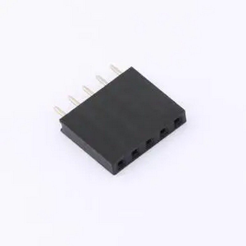 FP6T05A-B1Y30-B 1x5P 间距:2.54mm 直插 插件,P=2.54mm 排母