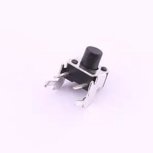 TS-1093A-A7B2-D2 轻触开关6*6*7.0插件H带支架按键四脚侧按180gf