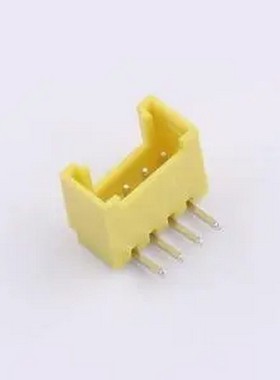 WF-1B200B4P-Y 间距2.0mm 弯插 带扣 黄色 1x4P 弯插,P=2mm 线对