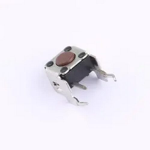 DTSA-61N-V 插件90度 行程0.25mm 160gf 弯插-4P,6.2x6.2mm 轻触