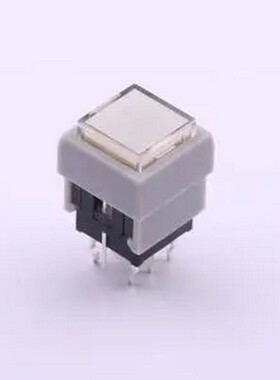 K6-6131D04-L1 10.00mmx10.00mm 绿色有锁带灯开关 插件,10x10mm