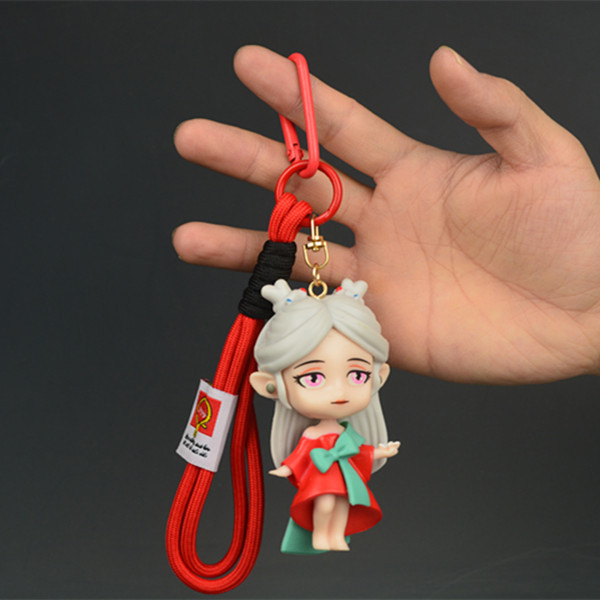 游戏周边瑶妹尼龙钥匙扣挂件手办模型抓娃娃机扭蛋装饰摆件潮玩