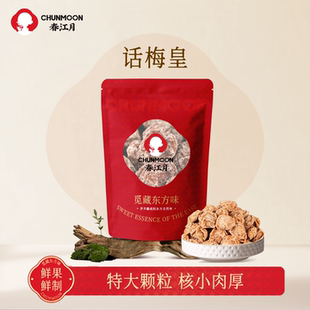 话梅皇特大颗粒潮汕特产孕妇零食酸咸话梅泡水九制青梅果脯零食