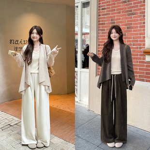 TAKIYAS SHOP 慵懒风针织外套/阔腿休闲裤