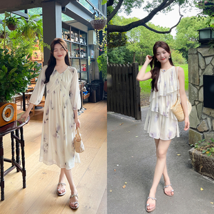 连衣裙 TAKIYAS SHOP碎花无袖 上衣 短裤