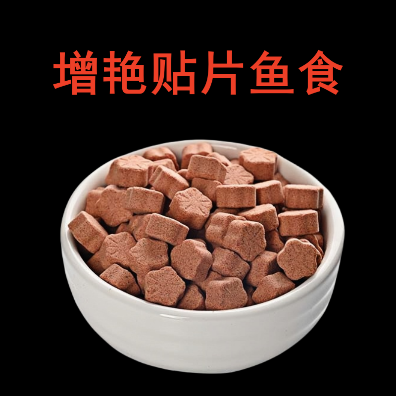 红虫贴片鱼食小型鱼饲料丰年虾贴片鱼粮灯科鱼斗鱼金鱼热带鱼龟粮