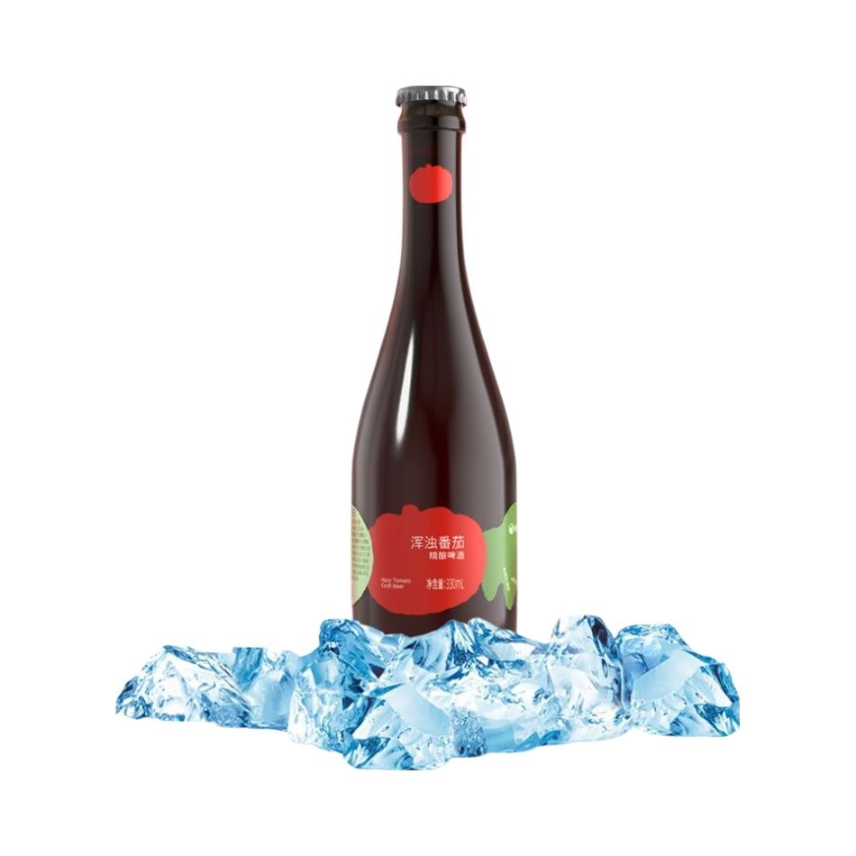 【28天锁鲜】小象浑浊番茄精酿啤酒8°P瓶装330ml微醺低度年轻人