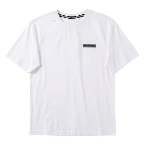 速干立体LOGO情侣短袖T恤尾货