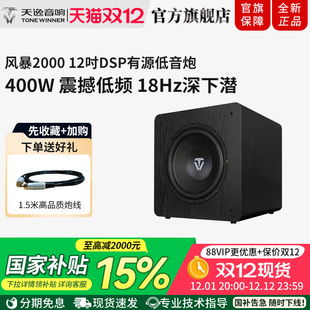 8000 6000 9000大功率带功放专业DSP有源低音炮 2000 天逸风暴SUB