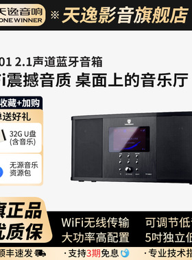 Winner/天逸TY-W01音响家用发烧大音量2.1系统高保真蓝牙无线音箱