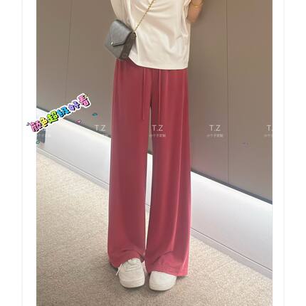 【婷子定制】150小个子改版夏款一秒降温垂坠丝滑冰感懒人裤E335