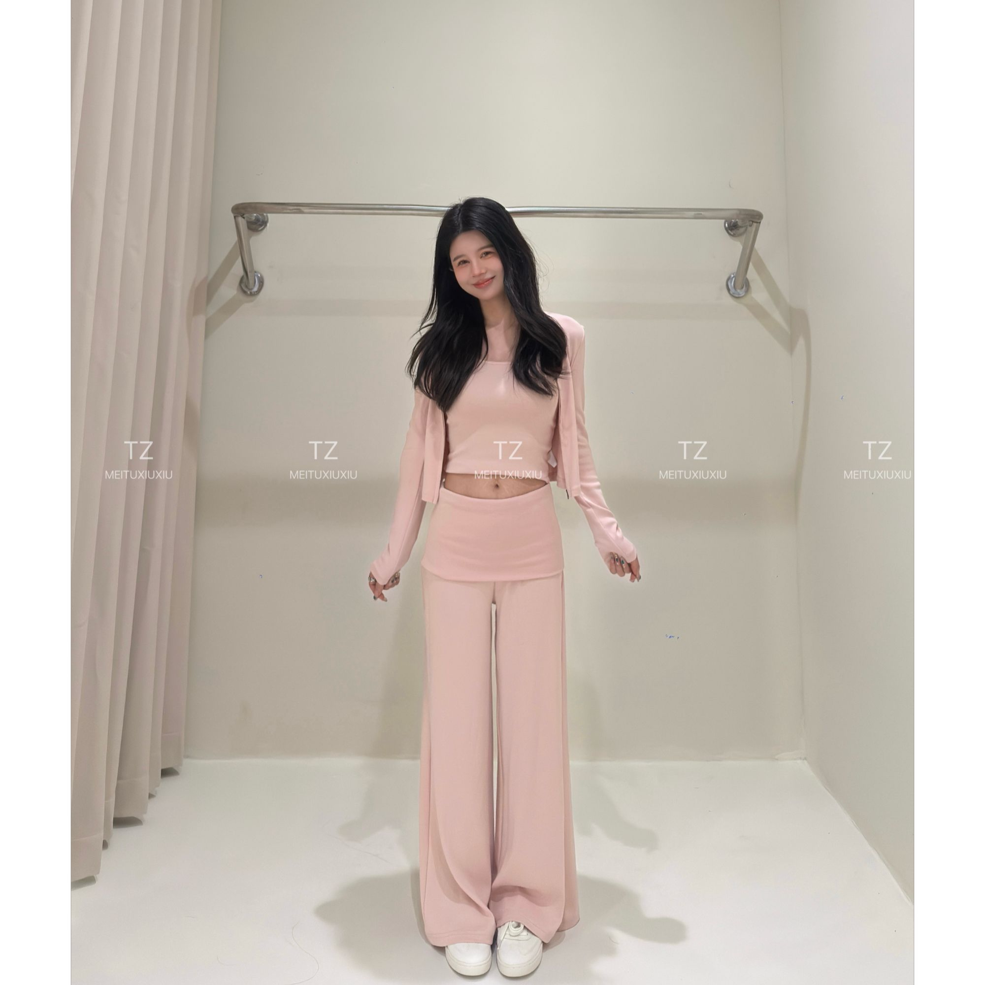 【婷子定制】～150小个子改版春款韩系松弛感纯欲显瘦三件套E17图片