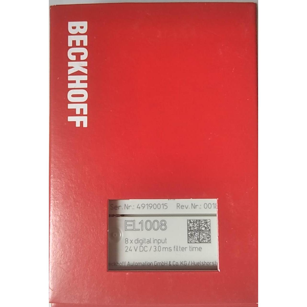 询价倍福BECKHOFF 8通道数字量输入端子 DC2V，3ms模块 EL1008