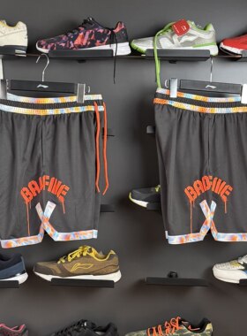 李宁2025夏季新品反伍BADFIVE男子速干凉爽比赛裤AAPU111