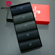 35元包邮  皮尔卡丹 009 男士中筒袜 5双装