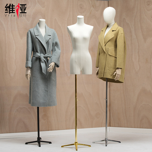 女模特道具女装衣服装店半身高档韩版带头橱窗假人台体婚纱模特架