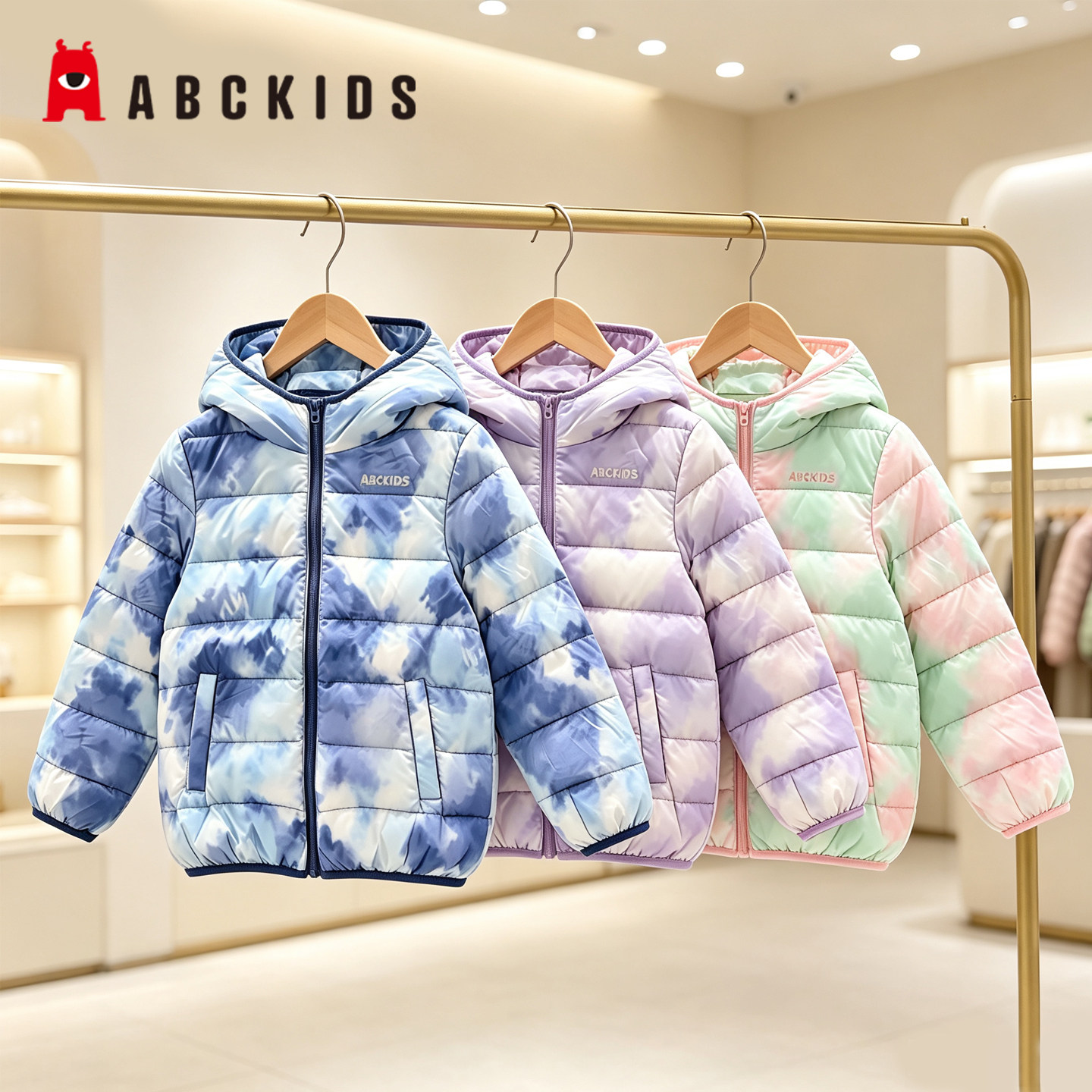 儿童冬季新款轻薄羽绒服图片