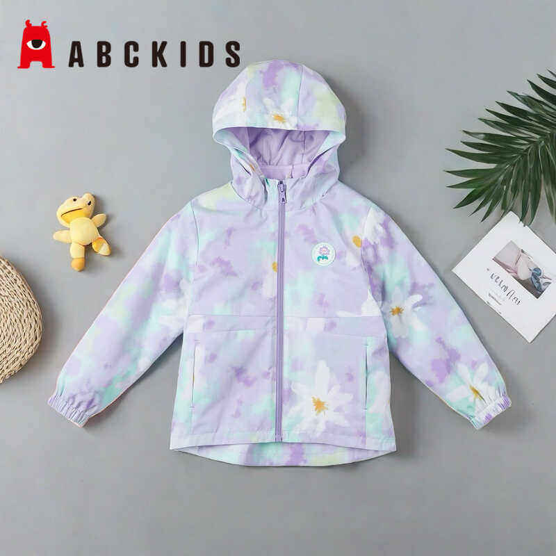 abckids童装女童2024秋装新款保暖加绒二件套外套风衣F431310205