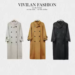 1305g【专柜买手珠珠】【东京爱情故事】双面羊绒！时髦没终点~