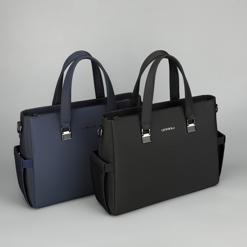 超威保罗男士手提包全牛津布商务公文包休闲出差大容量电脑包防水