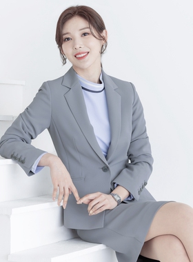 韩国进口GOOD.U职业服装口腔医院前台服导诊服女士正装套装工作服