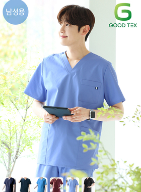 GOOD.U韩国优医服ST517进口手术服洗手衣刷手服医口腔整形美容男