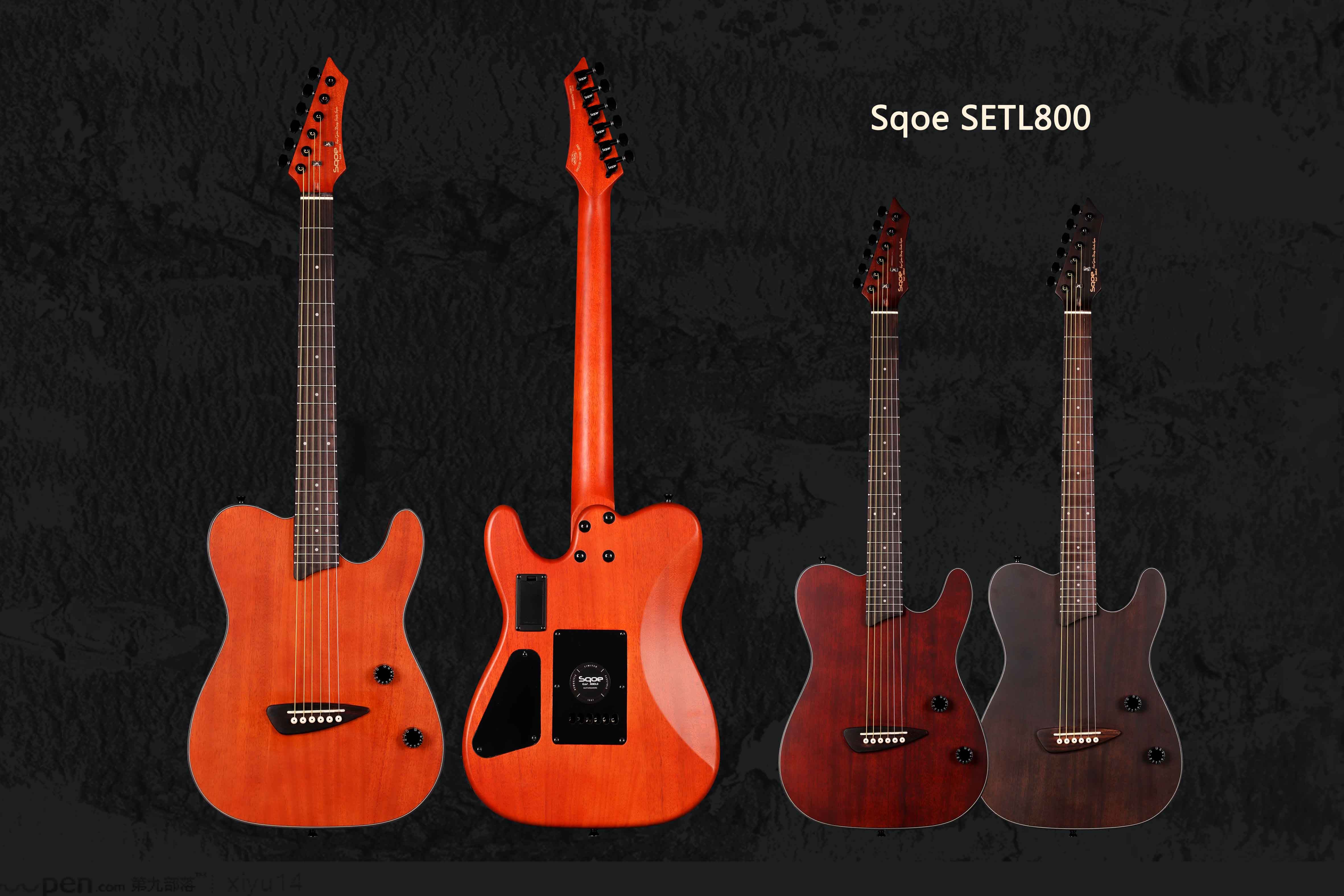 sqoe西班牙 22品 高档tl舞台静音吉他民谣古典男女吉他