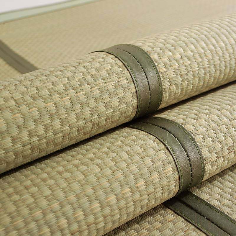 夏天草席凉席天然老式冬夏两用蔺草席芦苇家用折叠学生宿舍软传统