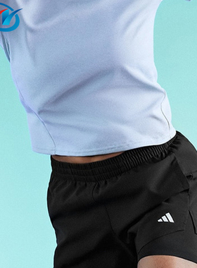 Adidas/阿迪达斯 HIIT 女子圆领训练健身运动短袖T恤 II3244 3245
