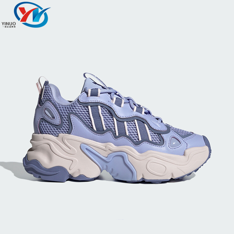 阿迪达斯三叶草女子厚底老爹鞋