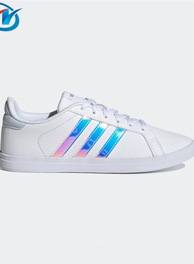 【瑕疵清仓特价】Adidas/阿迪达斯 女子镭射小白鞋休闲板鞋FY8402