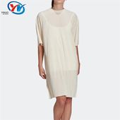 HF7547 连衣裙 Adidas 阿迪达斯三叶草女子宽松透气运动休闲短袖