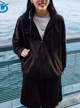 Adidas/阿迪达斯 三叶草 男女同款连帽运动休闲夹克外套 IK8648