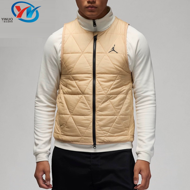 Jordan Sport 男子户外高尔夫休闲保暖运动棉马甲背心 FB3266-200,运动服/休闲服装,棉马甲,淘宝优惠券,粉丝福利购,淘宝优惠卷