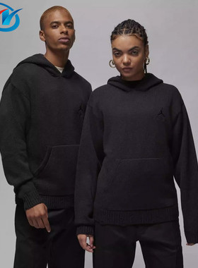 Jordan x A Ma Maniere联名 男女同款刺绣Logo连帽卫衣FN0612-010
