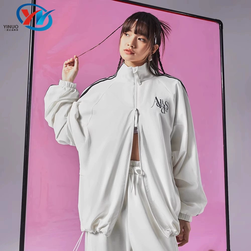 Adidas阿迪达斯女子立领夹克外套