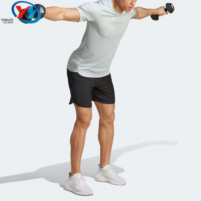 阿迪达斯男子圆领运动短袖T恤