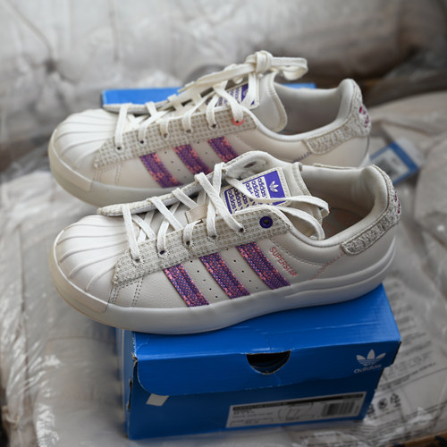 阿迪达斯三叶草男女贝壳头板鞋