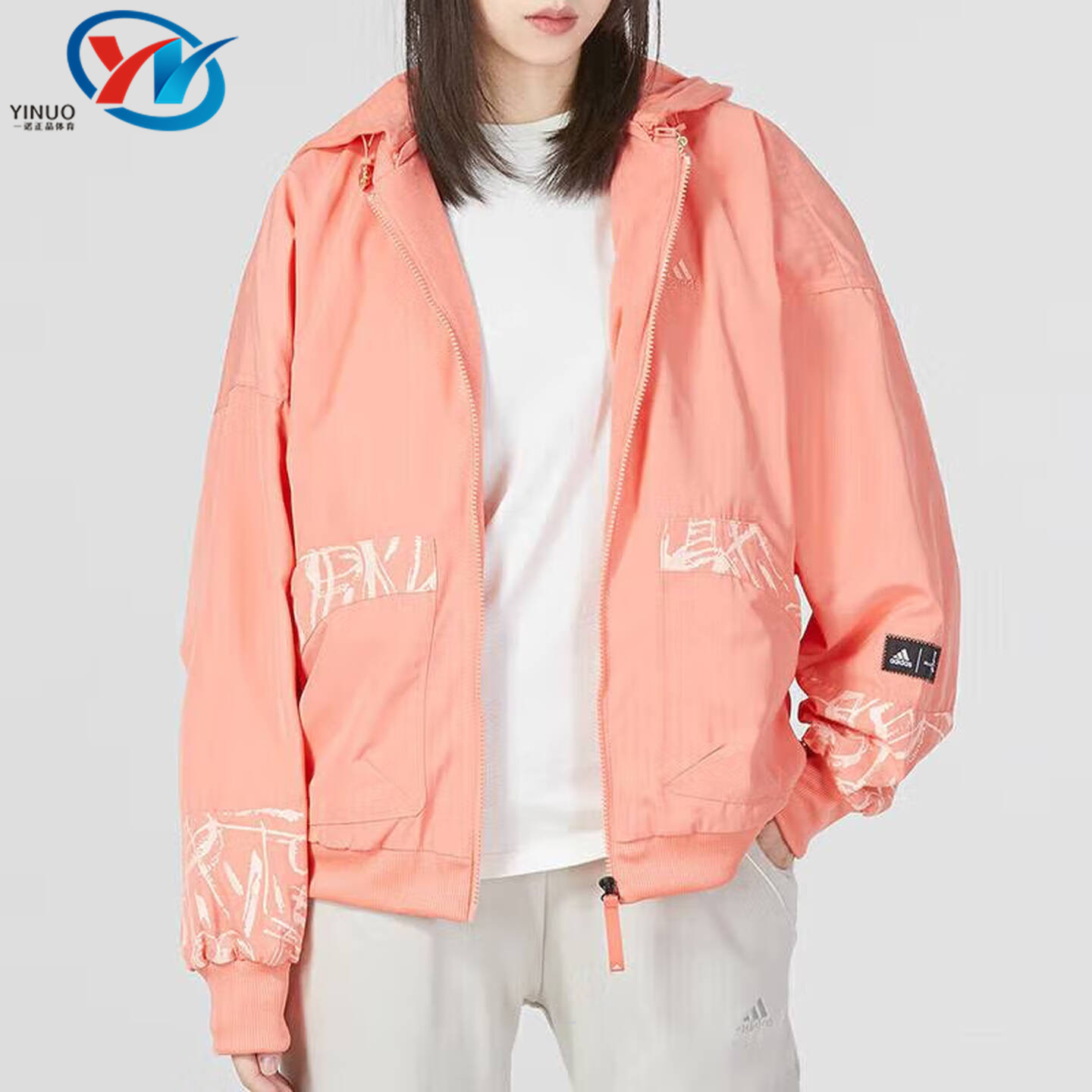 Adidas/阿迪达斯 女子加绒防风保暖休闲运动连帽夹克外套 HZ2997,运动服/休闲服装,运动茄克/外套,淘宝优惠券,粉丝福利购,淘宝优惠卷