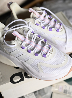 Adidas/阿迪达斯AlphaBounce+男女缓震耐磨轻便运动跑步鞋 HP6150