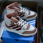 女子中帮耐磨休闲板鞋 Adidas IF2698 Drop Step 阿迪达斯 三叶草