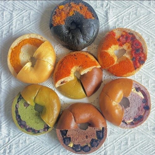 手作贝果面包健康早餐欧包