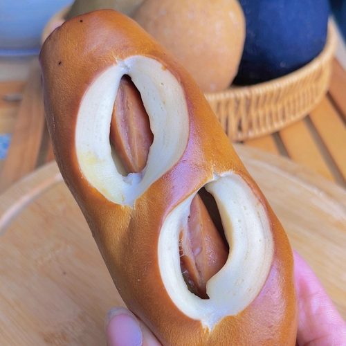 欣小焙全麦欧包手作鸡肉贝果面包