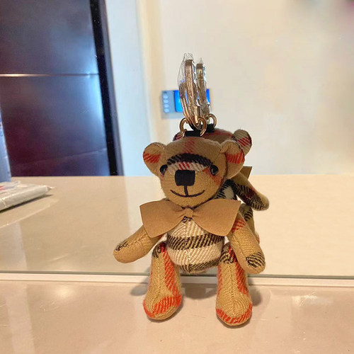 格纹泰迪小熊系列吊饰钥匙扣挂件