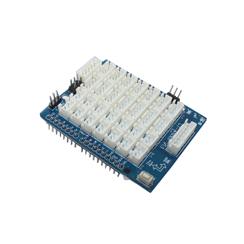 德飞莱 兼容arduino UNO R3扩展板 傻瓜插 HX2.54 Grove接口