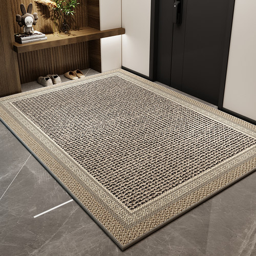 入户门地垫秋冬门口进门脚垫轻奢高级感别墅入户耐脏防滑地毯门垫